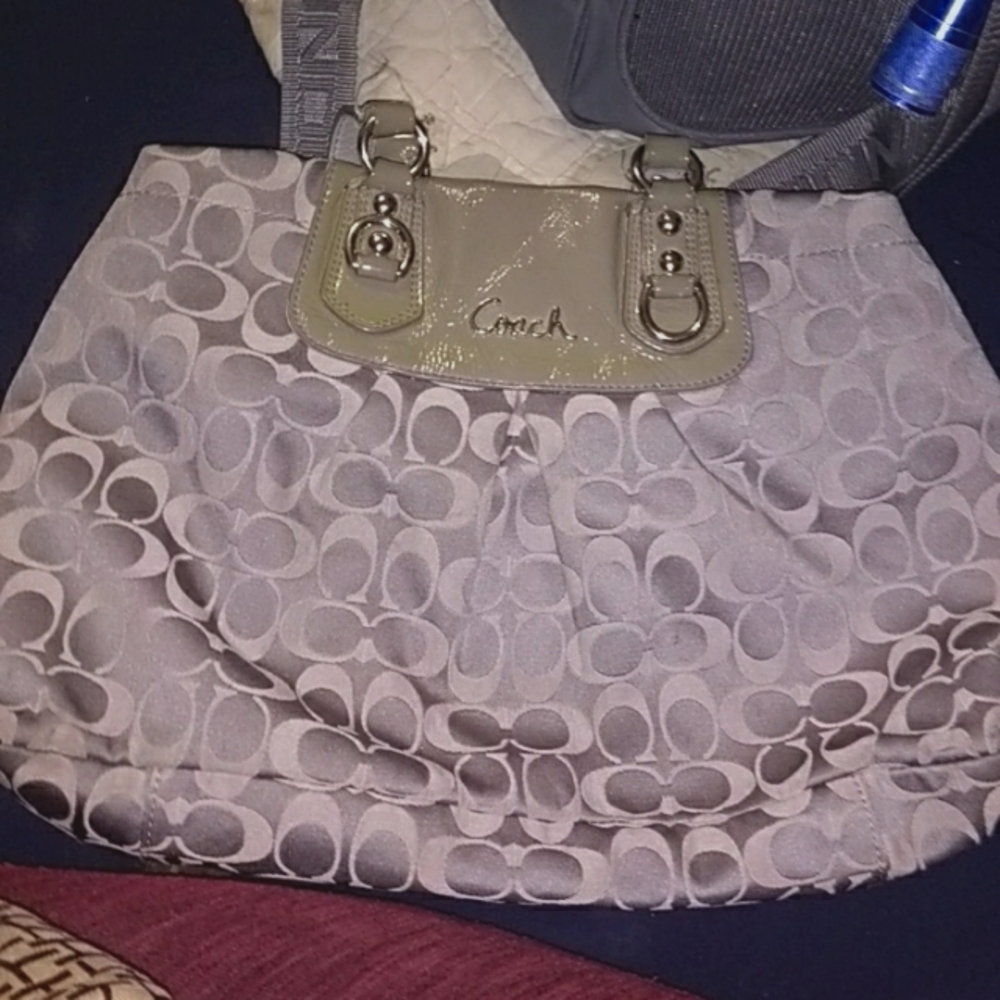 Coach trifold pocket bag